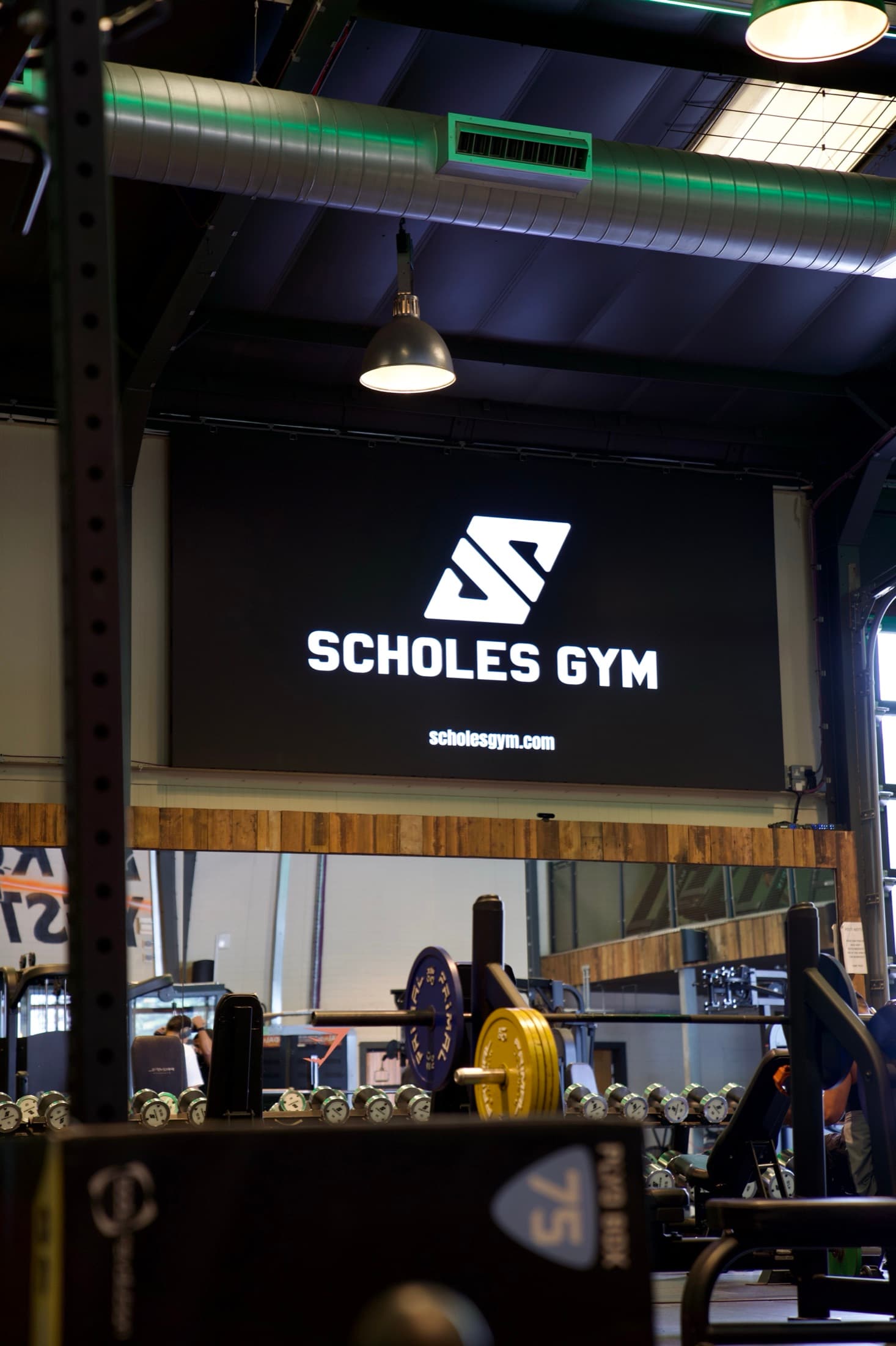 Gymshark campaign live on a VYZR screen